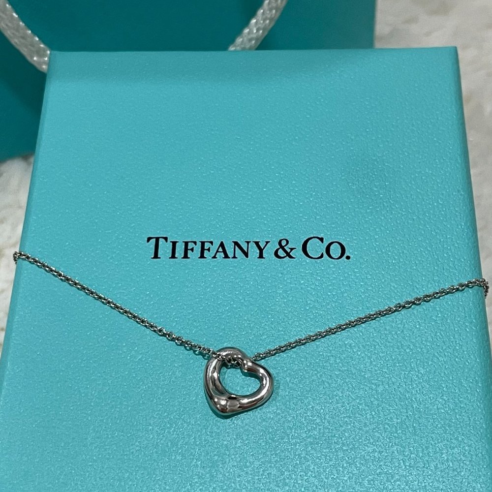 Tiffany & Co Elsa Peretti Heart Necklace